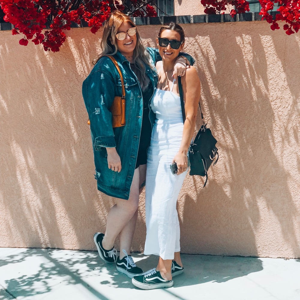 Lace up back linen-like jumpsuit